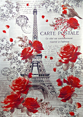 Ciao Bella Paris Je t'aime A4 Deluxe Paper Silver (5pcs) (CBD015) Ciao Bella Paris Je t'aime A4 Deluxe Paper Silver (5pcs) (CBD015)