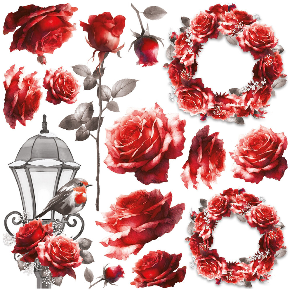 Ciao Bella Paris Je t'aime 6x6 Inch Vellum Fussy Cut (6pcs) (CBVQ020)