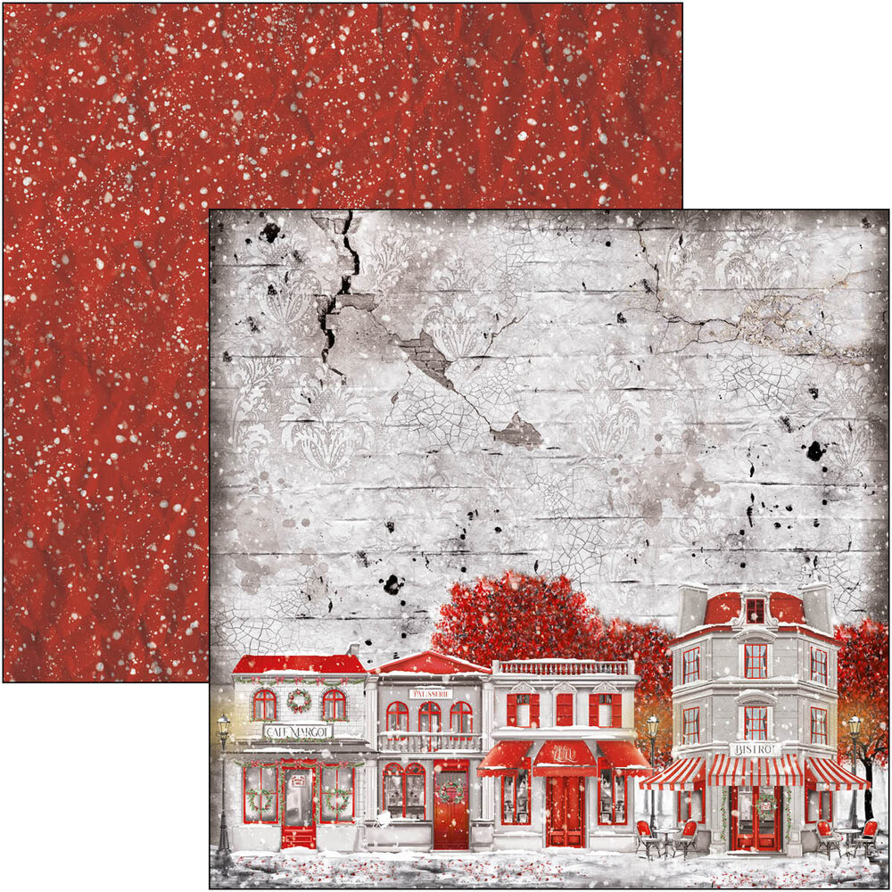 Ciao Bella Paris Je t'aime 12x12 Inch Paper Pad (12pcs) (CBPM081)