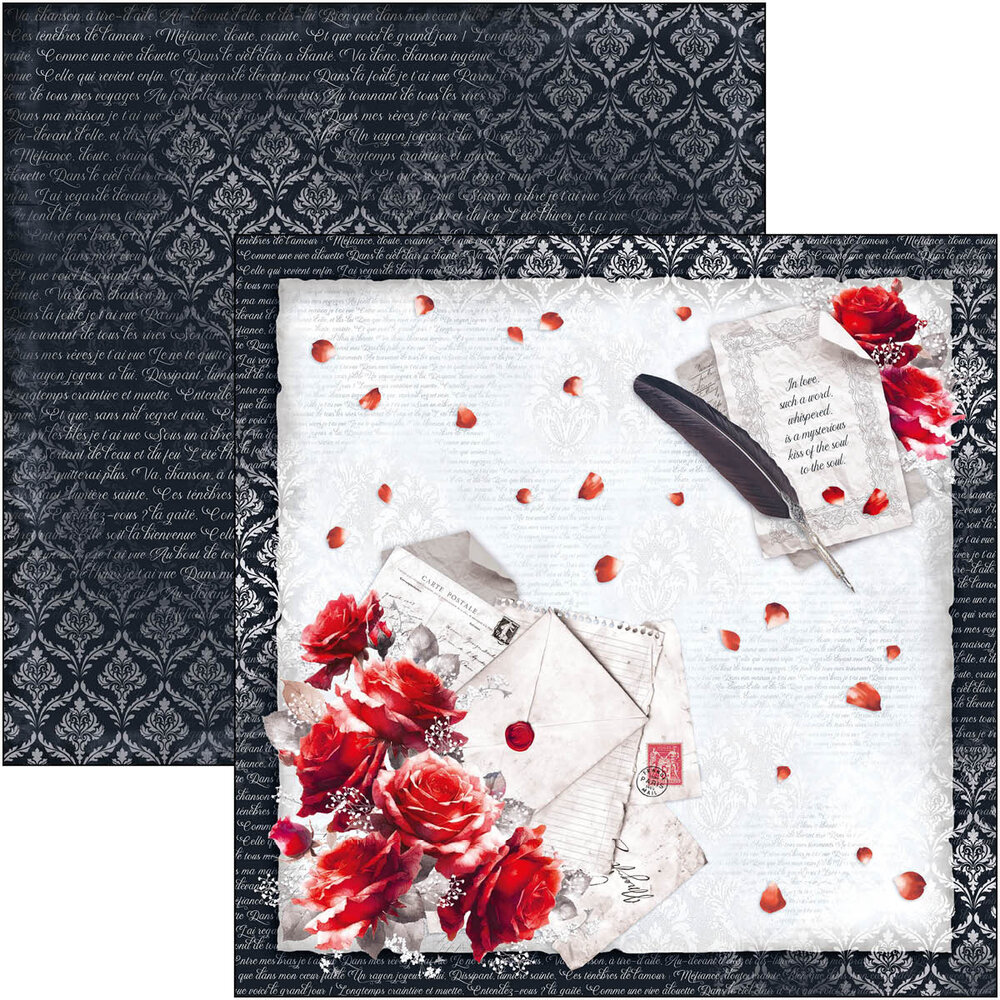 Ciao Bella Paris Je t'aime 12x12 Inch Paper Pad (12pcs) (CBPM081)