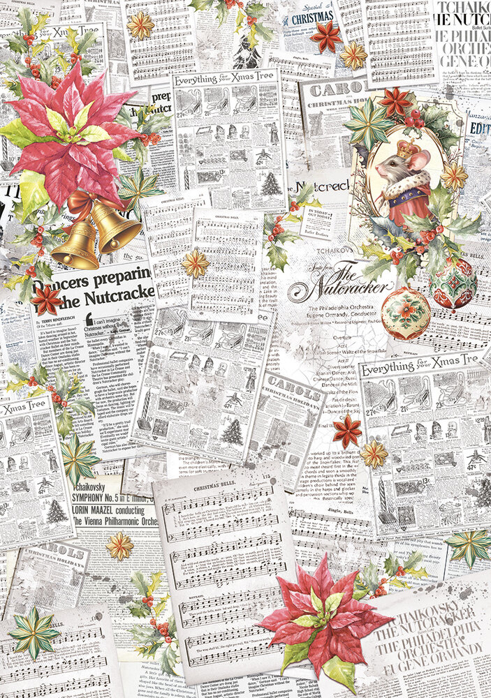 Ciao Bella The Nutcracker A4 Vellum Paper Patterns (6pcs) (CBV019) Ciao Bella The Nutcracker A4 Vellum Paper Patterns (6pcs) (CBV019)