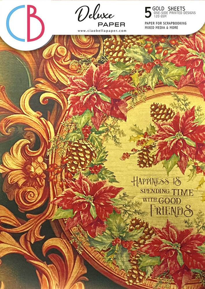 Ciao Bella The Nutcracker A4 Deluxe Paper Gold (5pcs) (CBD014) Ciao Bella The Nutcracker A4 Deluxe Paper Gold (5pcs) (CBD014)