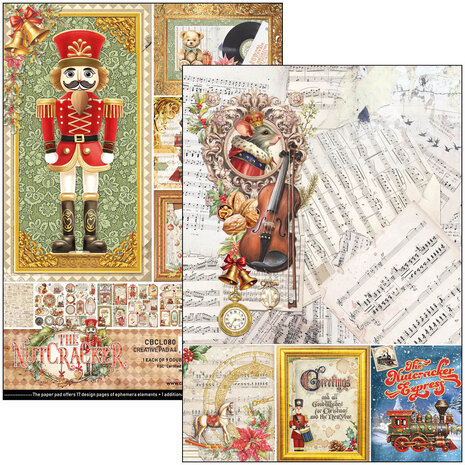 Ciao Bella The Nutcracker A4 Creative Pad (9pcs) (CBCL080) Ciao Bella The Nutcracker A4 Creative Pad (9pcs) (CBCL080)