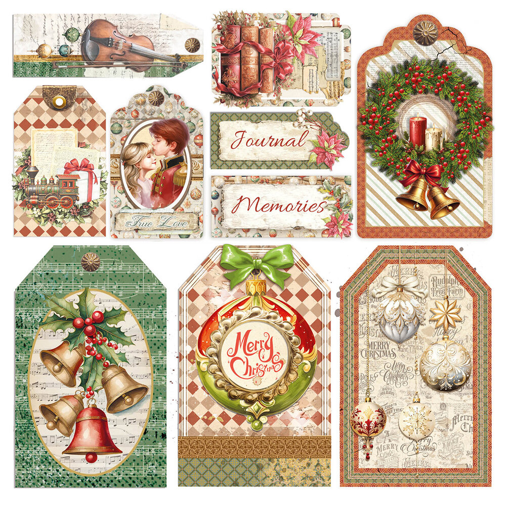 Ciao Bella The Nutcracker 6x6 Inch Vellum Fussy Cut (6pcs) (CBVQ019) Ciao Bella The Nutcracker 6x6 Inch Vellum Fussy Cut (6pcs) (CBVQ019)