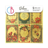 Ciao Bella The Nutcracker 6x6 Inch Deluxe Paper Gold (5pcs) (CBDQ014) (DISCONTINUED)