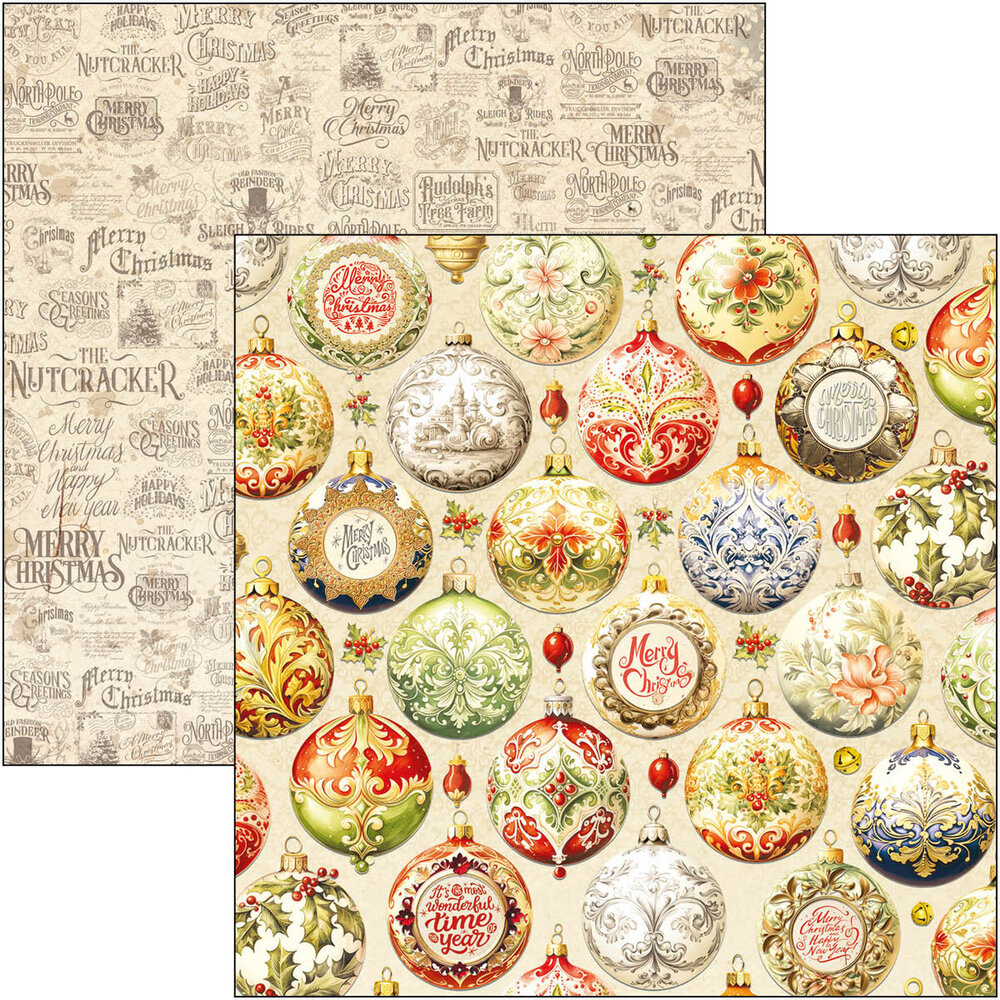 Ciao Bella The Nutcracker 12x12 Inch Patterns Pad (8pcs) (CBT080) Ciao Bella The Nutcracker 12x12 Inch Patterns Pad (8pcs) (CBT080)