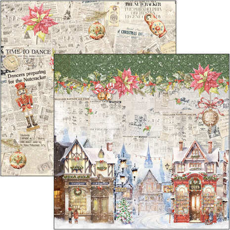 Ciao Bella The Nutcracker 12x12 Inch Paper Pad (12pcs) (CBPM080) Ciao Bella The Nutcracker 12x12 Inch Paper Pad (12pcs) (CBPM080)