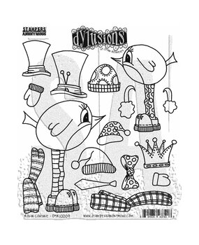 Stampers Anonymous Robin Couture Dylusions Cling Stamps (DYR10009)