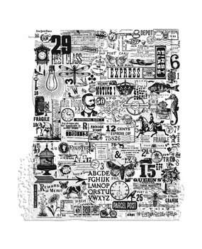 Stampers Anonymous Hodgepodge Tim Holtz Cling Stamps (CMS490)