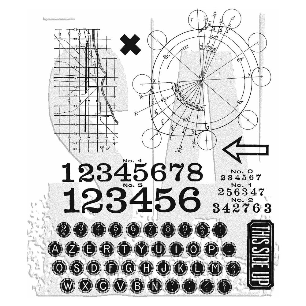 Stampers Anonymous Deconstructed Tim Holtz Cling Stamps (CMS489) Stampers Anonymous Deconstructed Tim Holtz Cling Stamps (CMS489)