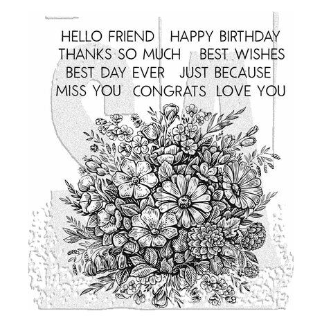 Stampers Anonymous Floristry Tim Holtz Cling Stamps (CMS485) Stampers Anonymous Floristry Tim Holtz Cling Stamps (CMS485)