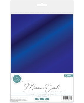Craft Consortium The Essential Mirror Card A4 Blue (CCEMC008) Craft Consortium The Essential Mirror Card A4 Blue (CCEMC008)