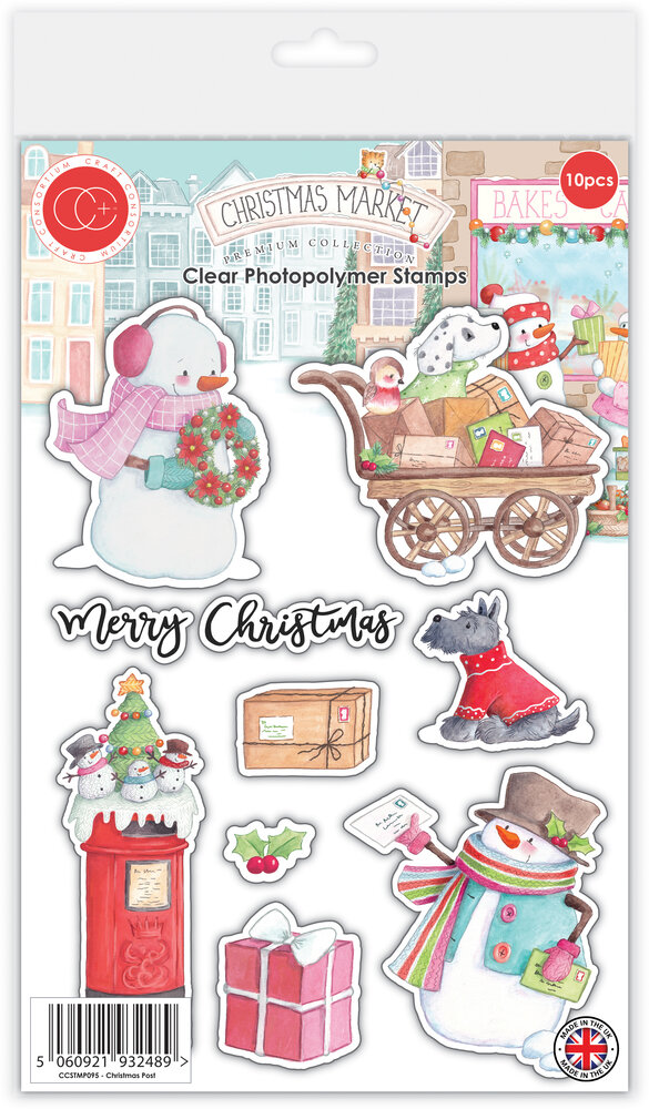 Craft Consortium Christmas Market Clear Stamps Christmas Post (CCSTMP095) Craft Consortium Christmas Market Clear Stamps Christmas Post (CCSTMP095)