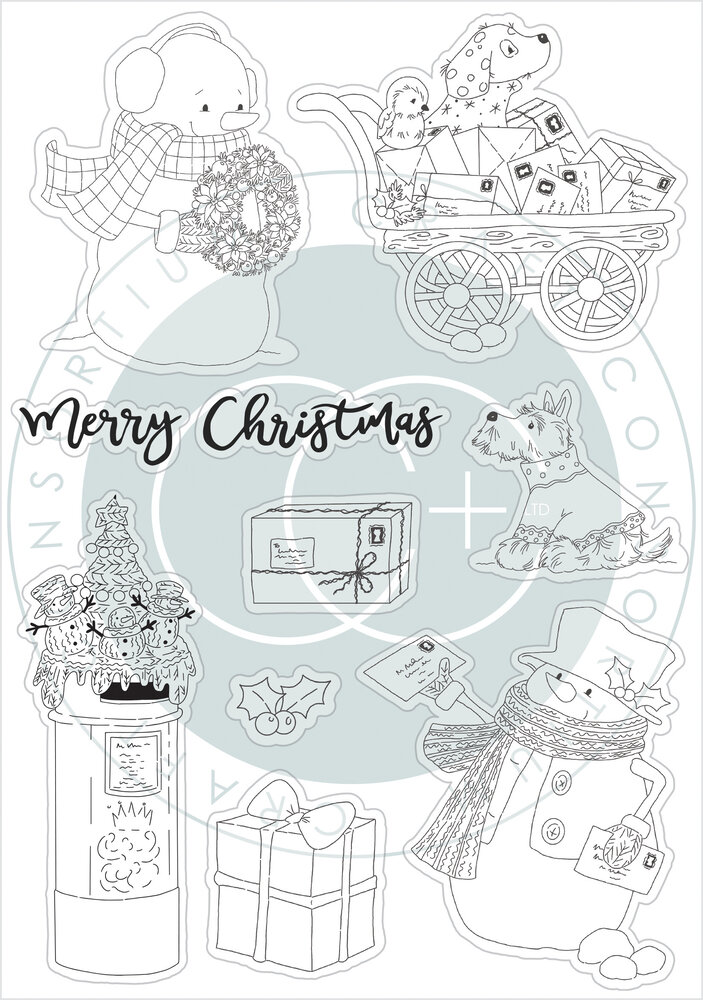 Craft Consortium Christmas Market Clear Stamps Christmas Post (CCSTMP095) Craft Consortium Christmas Market Clear Stamps Christmas Post (CCSTMP095)