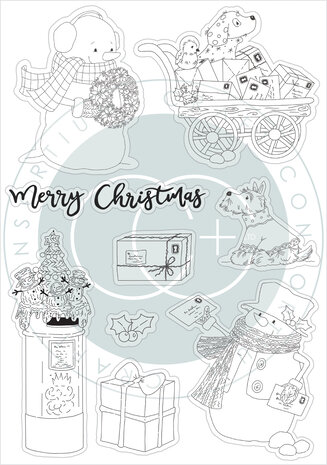 Craft Consortium Christmas Market Clear Stamps Christmas Post (CCSTMP095) Craft Consortium Christmas Market Clear Stamps Christmas Post (CCSTMP095)