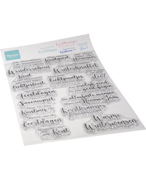 Marianne Design Clear Stamps Sprankelende Feestdagen (CS1169) Marianne Design Clear Stamps Sprankelende Feestdagen (CS1169)