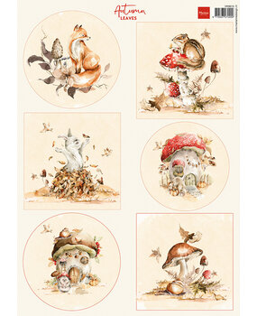 Marianne Design Decoupage A4 Sheet Autumn Leaves (VK9613) (DISCONTINUED)