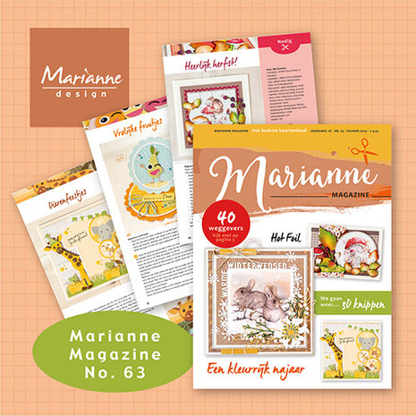 Marianne Design Marianne Magazine No. 63 Najaar 2024 (Marianne 63) (DISCONTINUED)