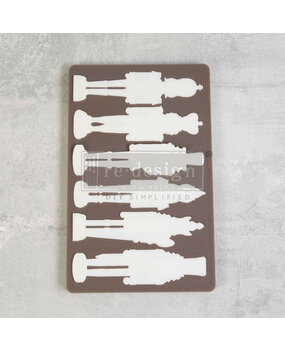 Re-Design with Prima Nutcracker Magic 5x8 Inch Decor Mould (670382)