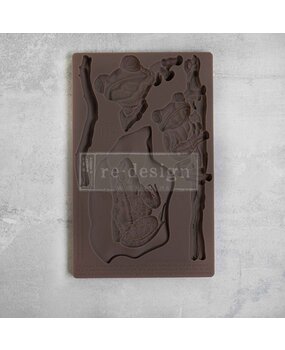 Re-Design with Prima Froggy Meadow Greens 5x8 Inch Decor Mould (669560)