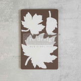 Re-Design with Prima Falling Leaves Fantasy 5x8 Inch Decor Mould (672232)