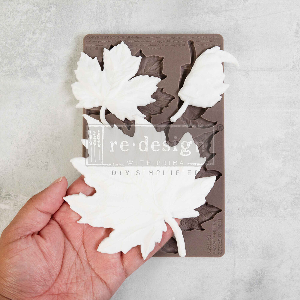 Re-Design with Prima Falling Leaves Fantasy 5x8 Inch Decor Mould (672232) Re-Design with Prima Falling Leaves Fantasy 5x8 Inch Decor Mould (672232)