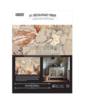Re-Design with Prima Whispering Windfall A1 Decoupage Fiber (1pcs) (672249)