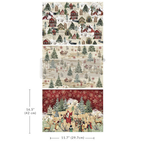 Re-Design with Prima Whimsical Woodland A3 Decoupage Fiber Pack (3pcs) (671471) Re-Design with Prima Whimsical Woodland A3 Decoupage Fiber Pack (3pcs) (671471)