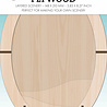 Studio Light Oval Scenery A5 Plywood (SL-ES-PW05) (DISCONTINUED) Studio Light Oval Scenery A5 Plywood (SL-ES-PW05) (DISCONTINUED)