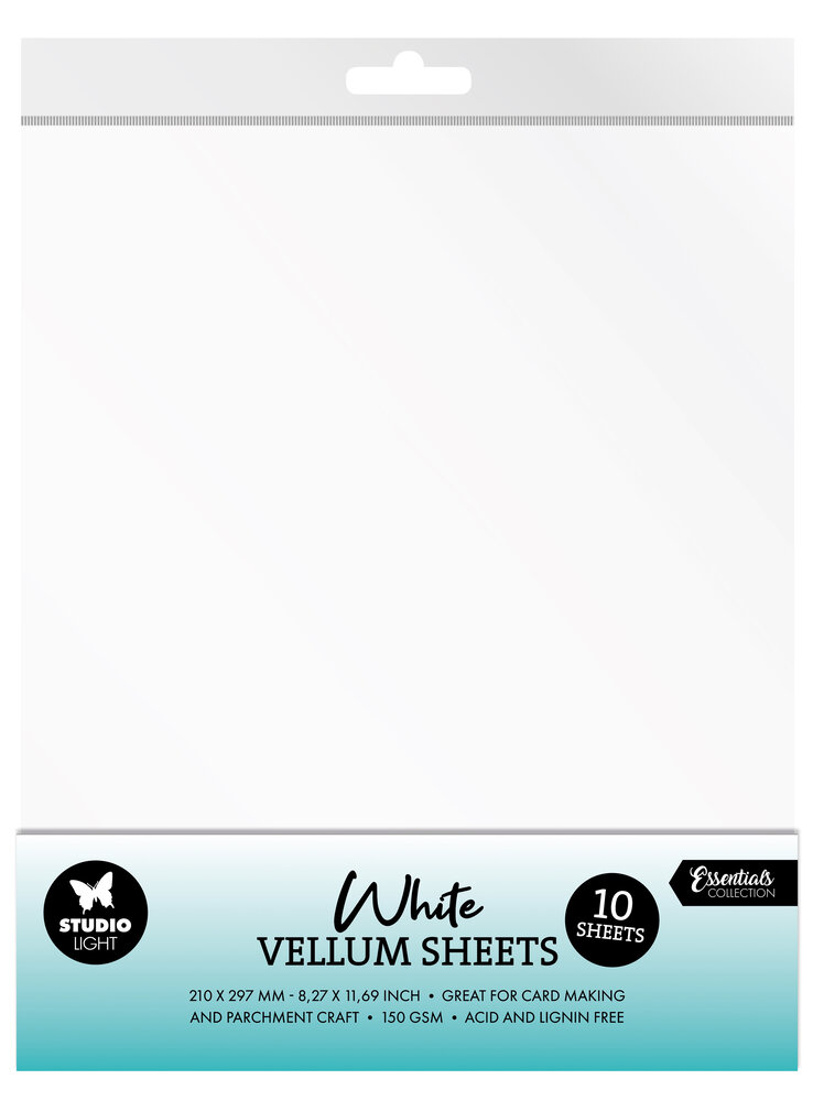 Studio Light White Vellum Sheets (10pcs) (SL-CO-VES04) (BASIC)