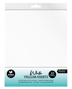 Studio Light White Vellum Sheets (10pcs) (SL-CO-VES04) (BASIC)