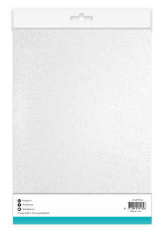 Studio Light Glitter Sheets A5 White (10pcs) (SL-CO-PS43) (BASIC)