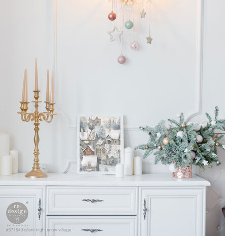 Re-Design with Prima Silent Night Snow Village A3 Decoupage Fiber Pack (3pcs) (671549) Re-Design with Prima Silent Night Snow Village A3 Decoupage Fiber Pack (3pcs) (671549)