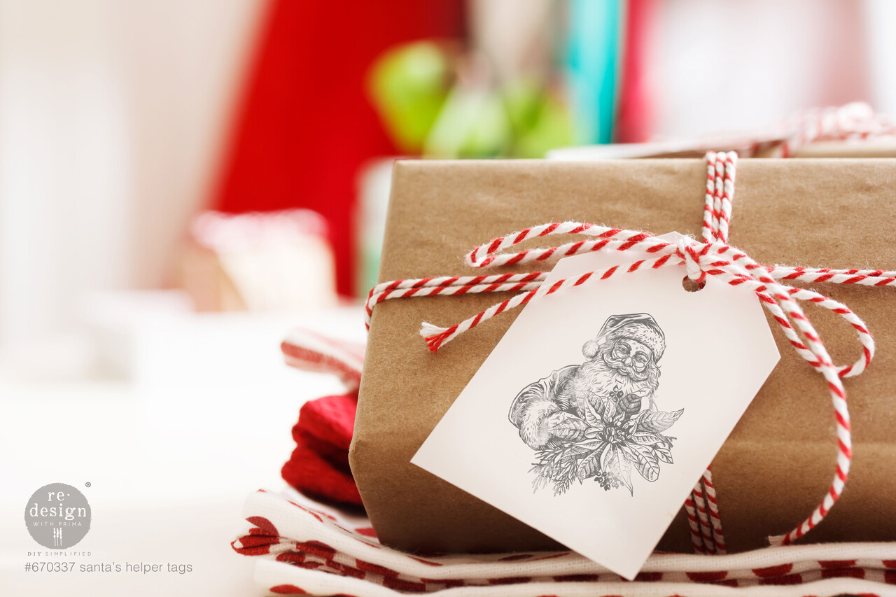 Re-Design with Prima Christmas Chipboard Tags (670320) Re-Design with Prima Christmas Chipboard Tags (670320)