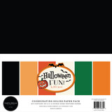 Carta Bella Halloween Fun 12x12 Inch Coordinating Solids Paper Pack (CBFUN383015)