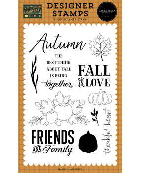 Carta Bella Fall In Love Clear Stamps (CBHV380048)