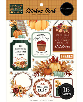 Carta Bella Harvest Sticker Book (CBHV380029)