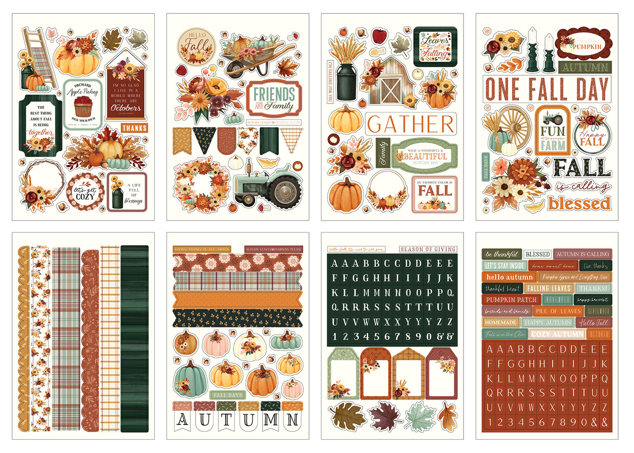 Carta Bella Harvest Sticker Book (CBHV380029)