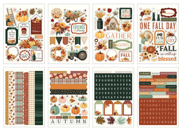 Carta Bella Harvest Sticker Book (CBHV380029)