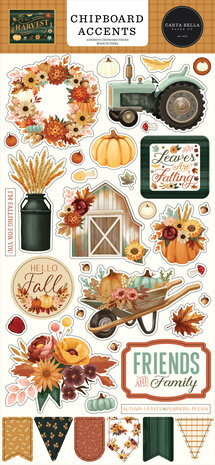 Carta Bella Harvest Chipboard Accents (CBHV380021)
