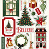 Carta Bella A Vintage Christmas Puffy Stickers (CBVC384066)
