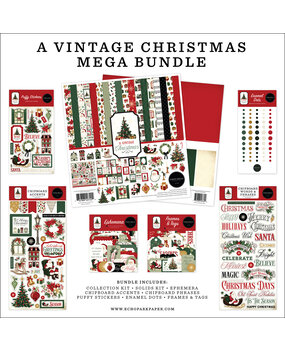 Carta Bella A Vintage Christmas Mega Bundle (CBVC384050)