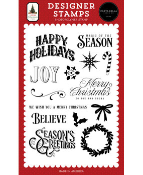 Carta Bella Magic Of The Season Clear Stamps (CBVC384047)