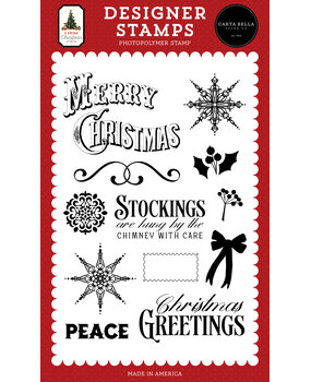 Carta Bella Decorative Snowflakes Clear Stamps (CBVC384046)