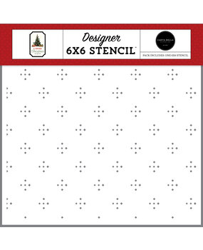 Carta Bella Peaceful Diamonds Stencil (CBVC384036)