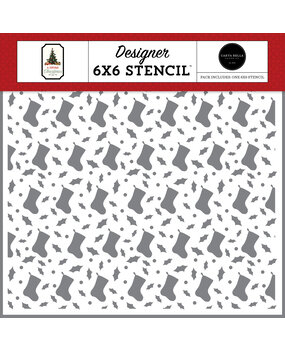 Carta Bella Stockings Were Hung Stencil (CBVC384033)