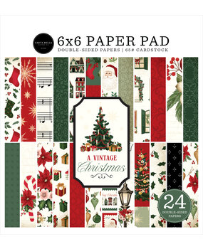 Carta Bella A Vintage Christmas 6x6 Inch Paper Pad (CBVC384023)