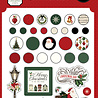 Carta Bella A Vintage Christmas Adhesive Brads (CBVC384020)