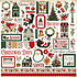 A Vintage Christmas 12x12 Inch Element Sticker (CBVC384014)