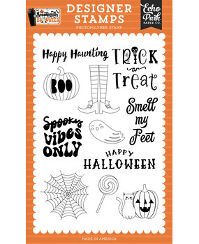 Echo Park Spooky Vibes Only Clear Stamps (SH382048)